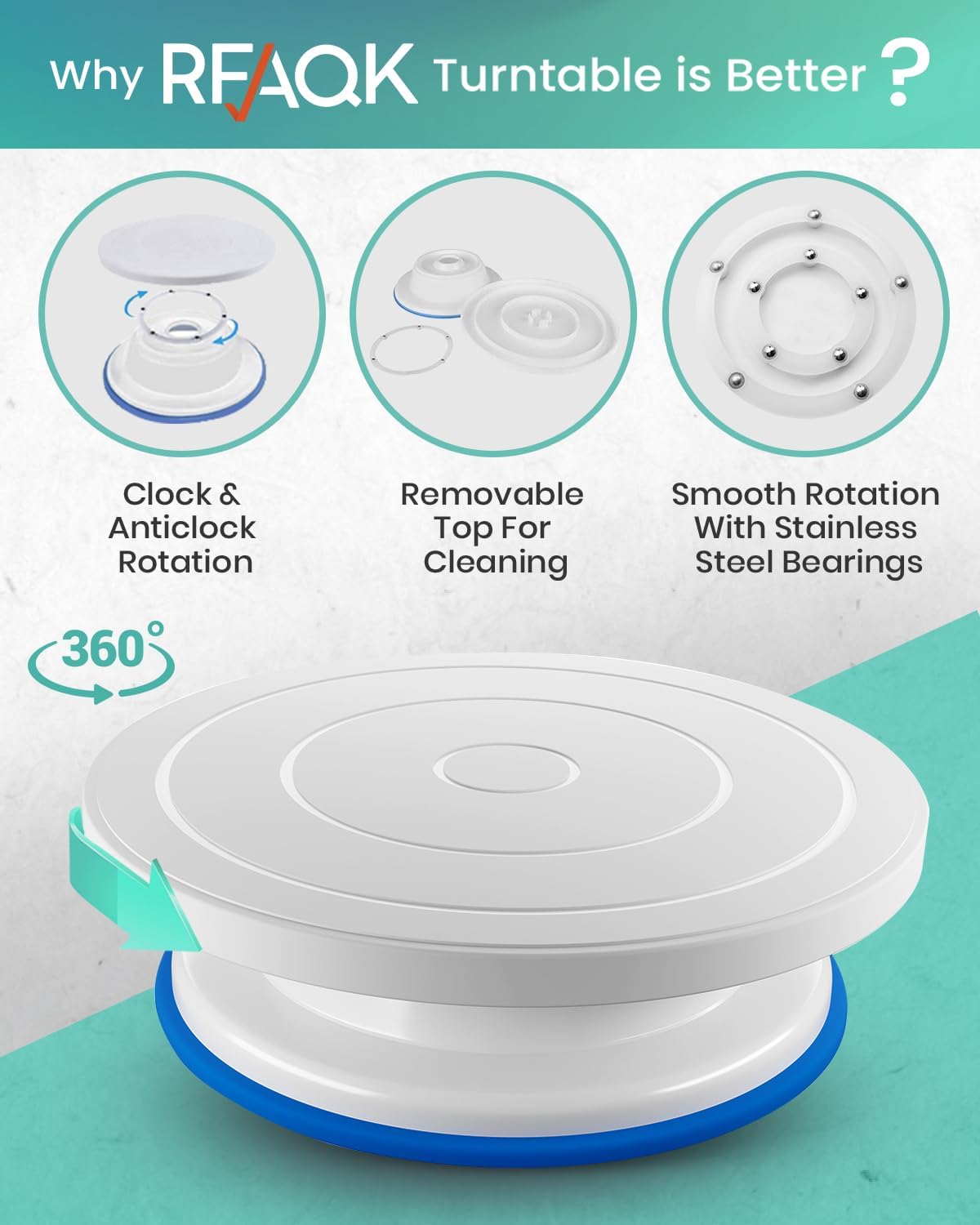90PCs Cake Decorating Kit for Beginners, Baking Supplies Includes Cake Turntable, Cake Leveler, 24 Icing Piping Tips, 56 Piping Bags, 2 Couplers, Spatulas, Scrapers, Video Course and Booklet
