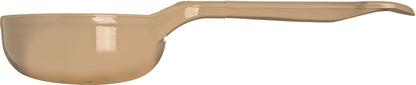 Measure Miser Plastic Perforated Measuring Spoon with Short Handle, 4 Ounces, Beige