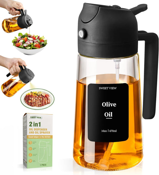 Olive Oil Sprayer for Cooking 16oz/470ml