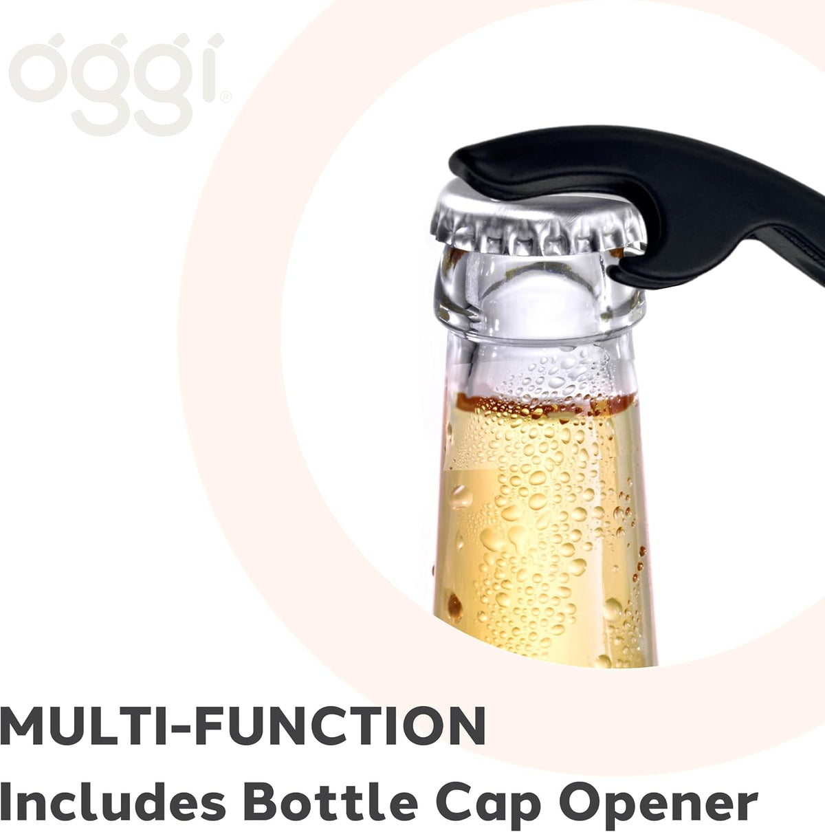 Wine Opener, Wing Corkscrew, Metal Manual Wine Bottle Opener, Multifunctional Cork Screw for Home & Waiters with Beer Bottle Opener, Durable Design