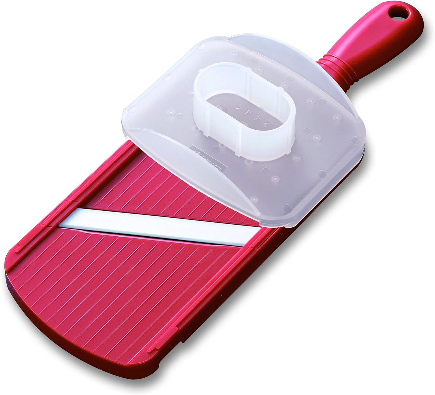 Double-Edged Ceramic Mandoline – Ultra-Sharp 1.5mm Precision Slicer | Double-Edged Mandoline Slicer: 3.5" Ceramic Blade for Fast, Two-Way 1.5mm Slicing with Safety Handguard Included