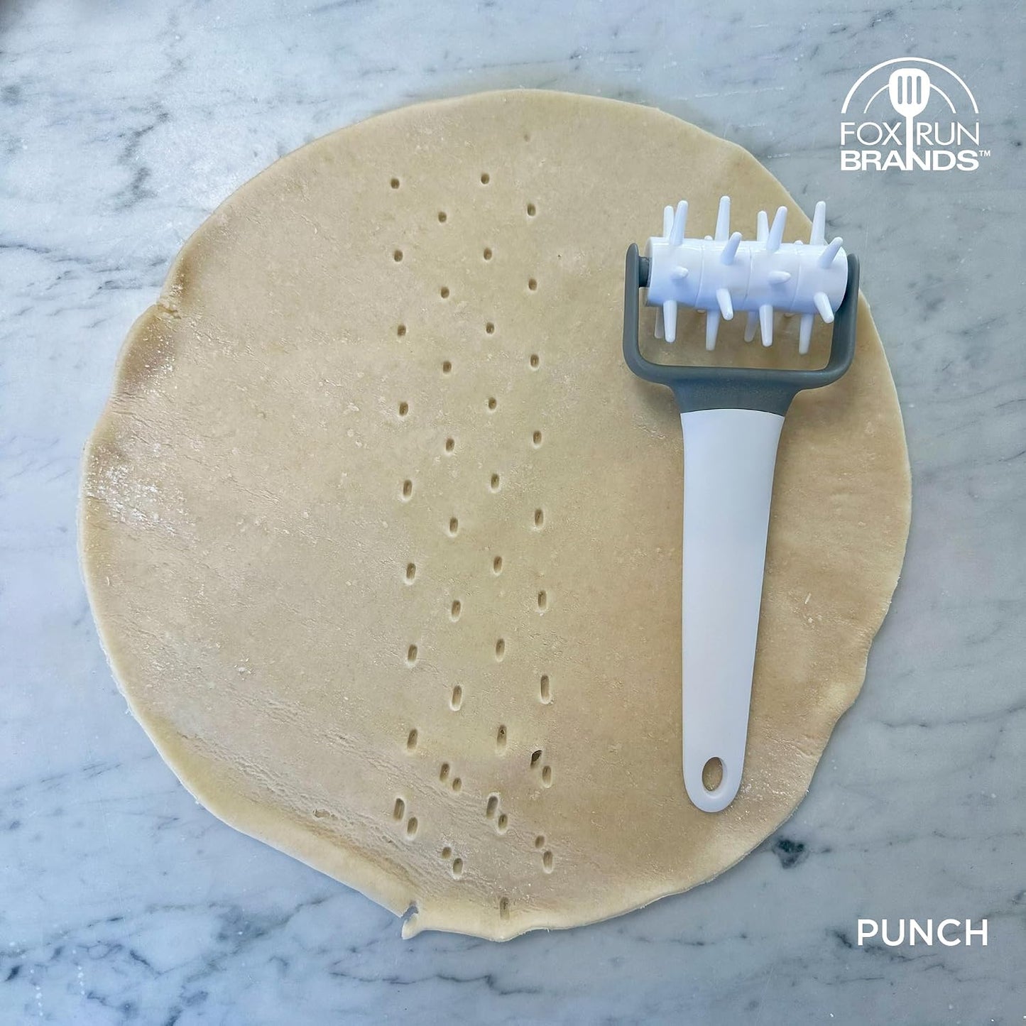 Fox Run Pastry and Pasta Wheels, Set of 5 Dough Roller Cutter Tools | Easy To Use & Dishwasher Safe Wheel Pastry Cutters | Cut Different Shapes Of Homemade Pasta | Fun Dough Cutters For Baking