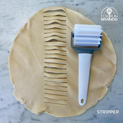 Fox Run Pastry and Pasta Wheels, Set of 5 Dough Roller Cutter Tools | Easy To Use & Dishwasher Safe Wheel Pastry Cutters | Cut Different Shapes Of Homemade Pasta | Fun Dough Cutters For Baking