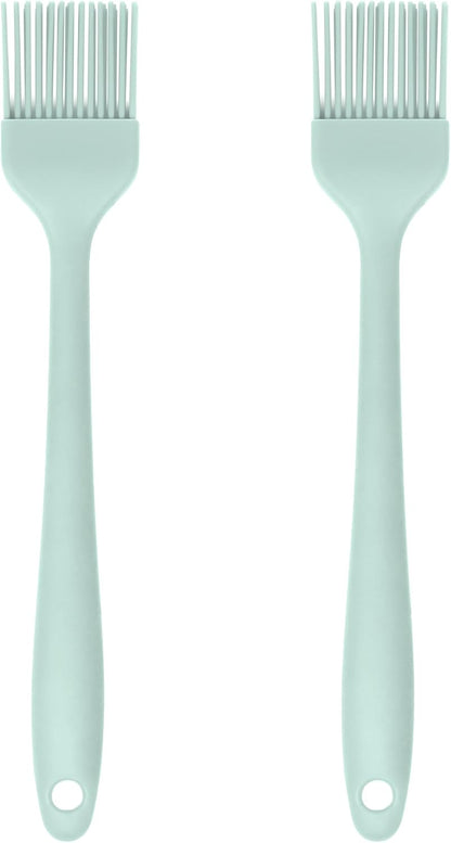 Silicone Small Basting and Pastry Brushes - Pastel Pink - 2-Pack