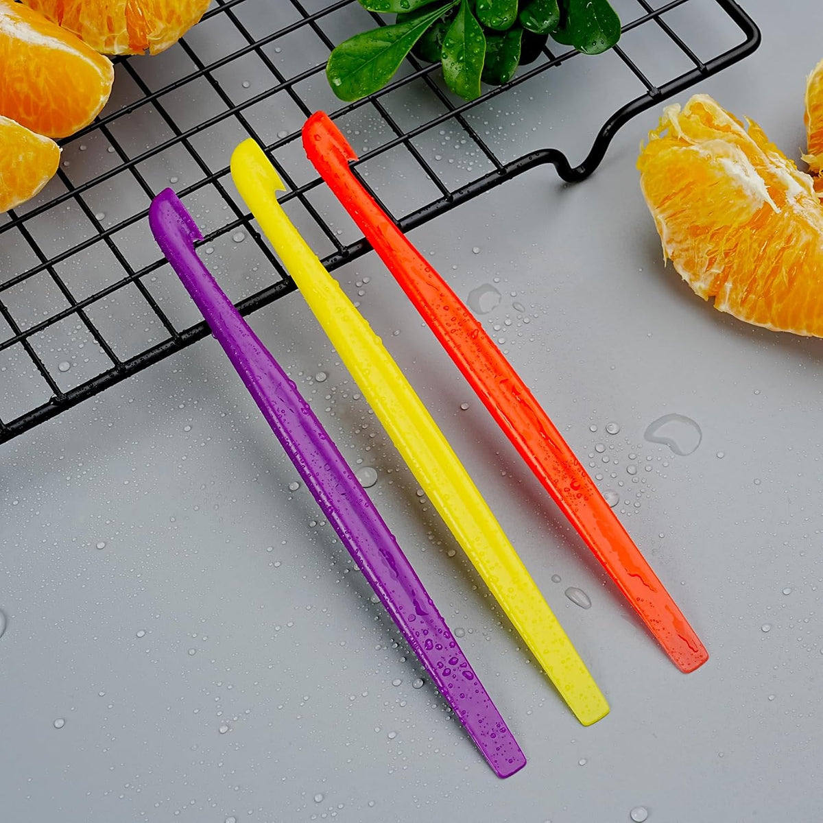 6 Orange Peeler Set Orange Peeler Easy Open Citrus Lemon Citrus Peeler Cutter Vegetable Slicer Fruit Tools Kitchen Gadgets(Neon Bright Color)