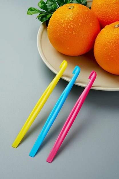 6 Orange Peeler Set Orange Peeler Easy Open Citrus Lemon Citrus Peeler Cutter Vegetable Slicer Fruit Tools Kitchen Gadgets(Neon Bright Color)