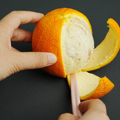 6 Orange Peeler Set Orange Peeler Easy Open Citrus Lemon Citrus Peeler Cutter Vegetable Slicer Fruit Tools Kitchen Gadgets(Neon Bright Color)