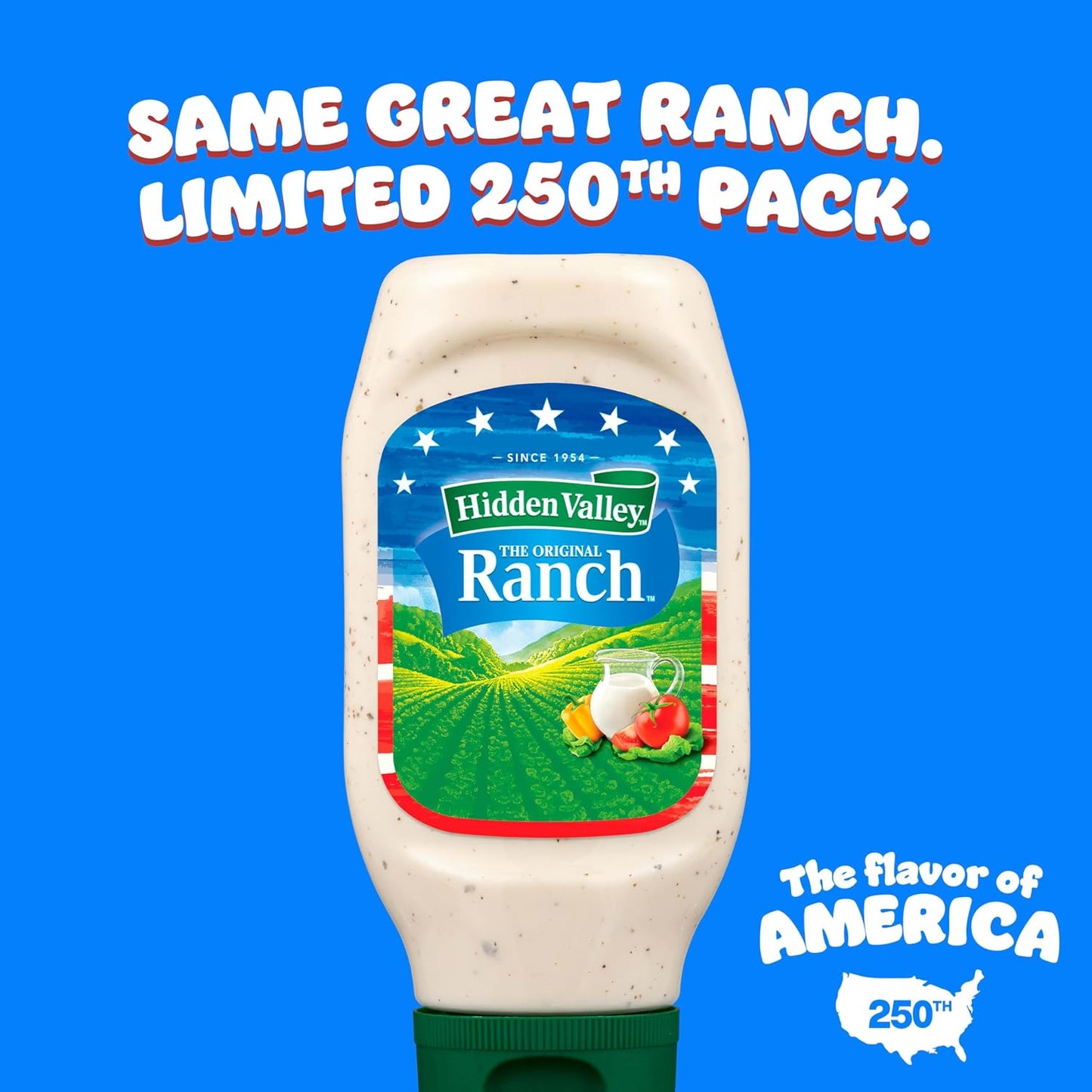Original Ranch Condiment and Dressing, Easy Squeeze Bottle, 24 Fl Oz (Package May Vary)