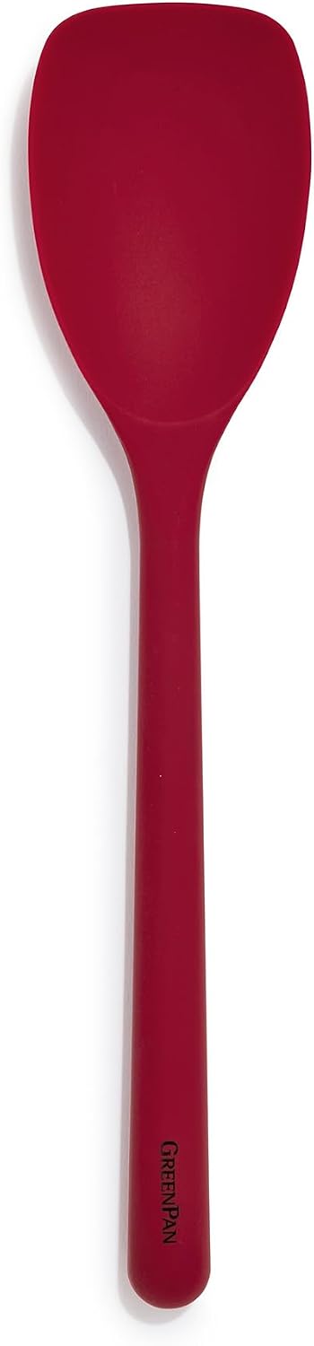 Silicone Ladle, Soup Mixing Stirring Serving, Cooking Kitchen Utensil, Flexible Rubber Nonstick Cookware, Rigid Steel Core, Heat-Resistant, Anti-Slip Handle, BPA-Free, Dishwasher Safe, Gray