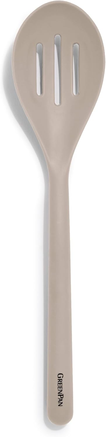 Silicone Ladle, Soup Mixing Stirring Serving, Cooking Kitchen Utensil, Flexible Rubber Nonstick Cookware, Rigid Steel Core, Heat-Resistant, Anti-Slip Handle, BPA-Free, Dishwasher Safe, Gray