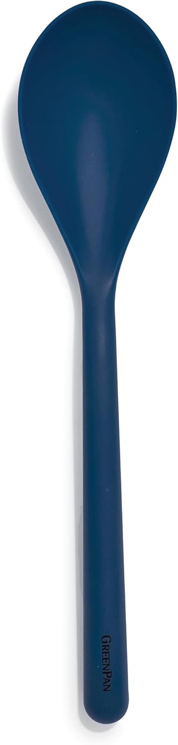 Silicone Ladle, Soup Mixing Stirring Serving, Cooking Kitchen Utensil, Flexible Rubber Nonstick Cookware, Rigid Steel Core, Heat-Resistant, Anti-Slip Handle, BPA-Free, Dishwasher Safe, Gray