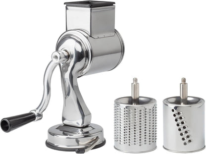 Cheese Grater with Suction-Base and 2 Drums, The Italian Market Original since 1906 | Cheese Grater with Suction Base and 2 Drums, Italian Market Original