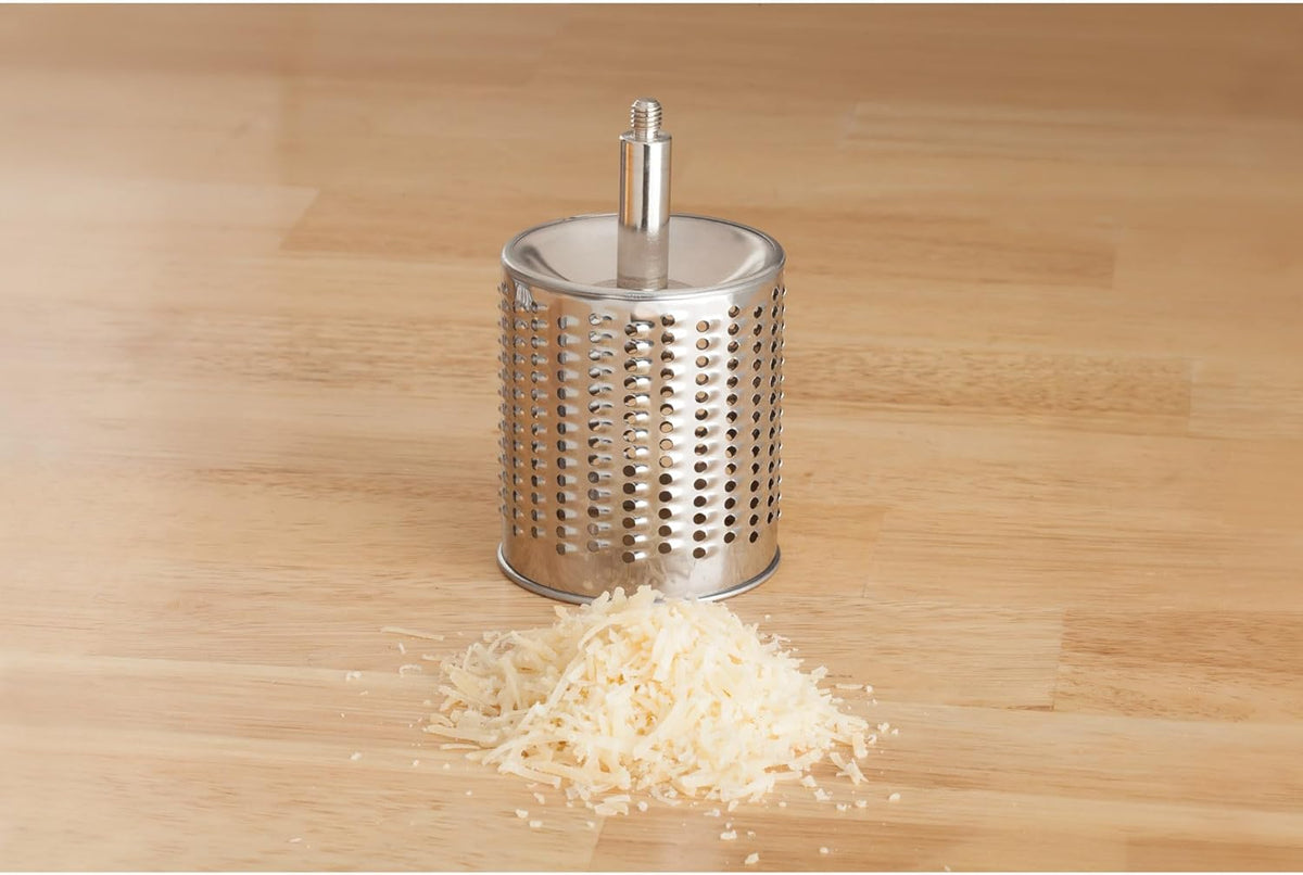 Cheese Grater with Suction-Base and 2 Drums, The Italian Market Original since 1906 | Cheese Grater with Suction Base and 2 Drums, Italian Market Original