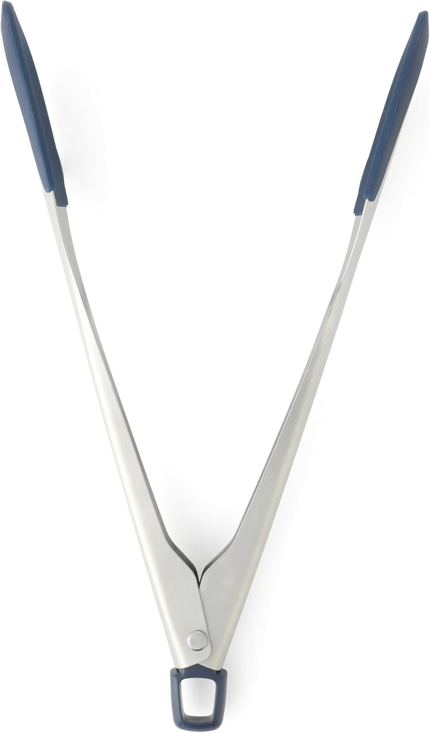 Edge Tongs Set, 2-Piece Stainless Steel Kitchen Tongs Set with Silicone Heads, Includes 9-Inch & 12-Inch Heat-Resistant Locking Tongs for Cooking, Grilling & Serving