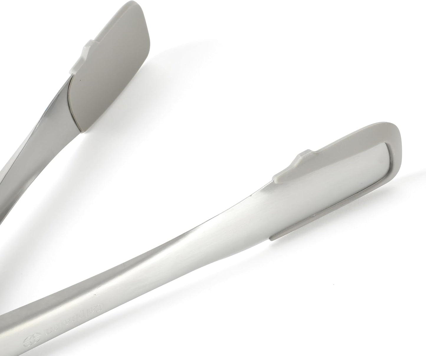 Edge Tongs Set, 2-Piece Stainless Steel Kitchen Tongs Set with Silicone Heads, Includes 9-Inch & 12-Inch Heat-Resistant Locking Tongs for Cooking, Grilling & Serving