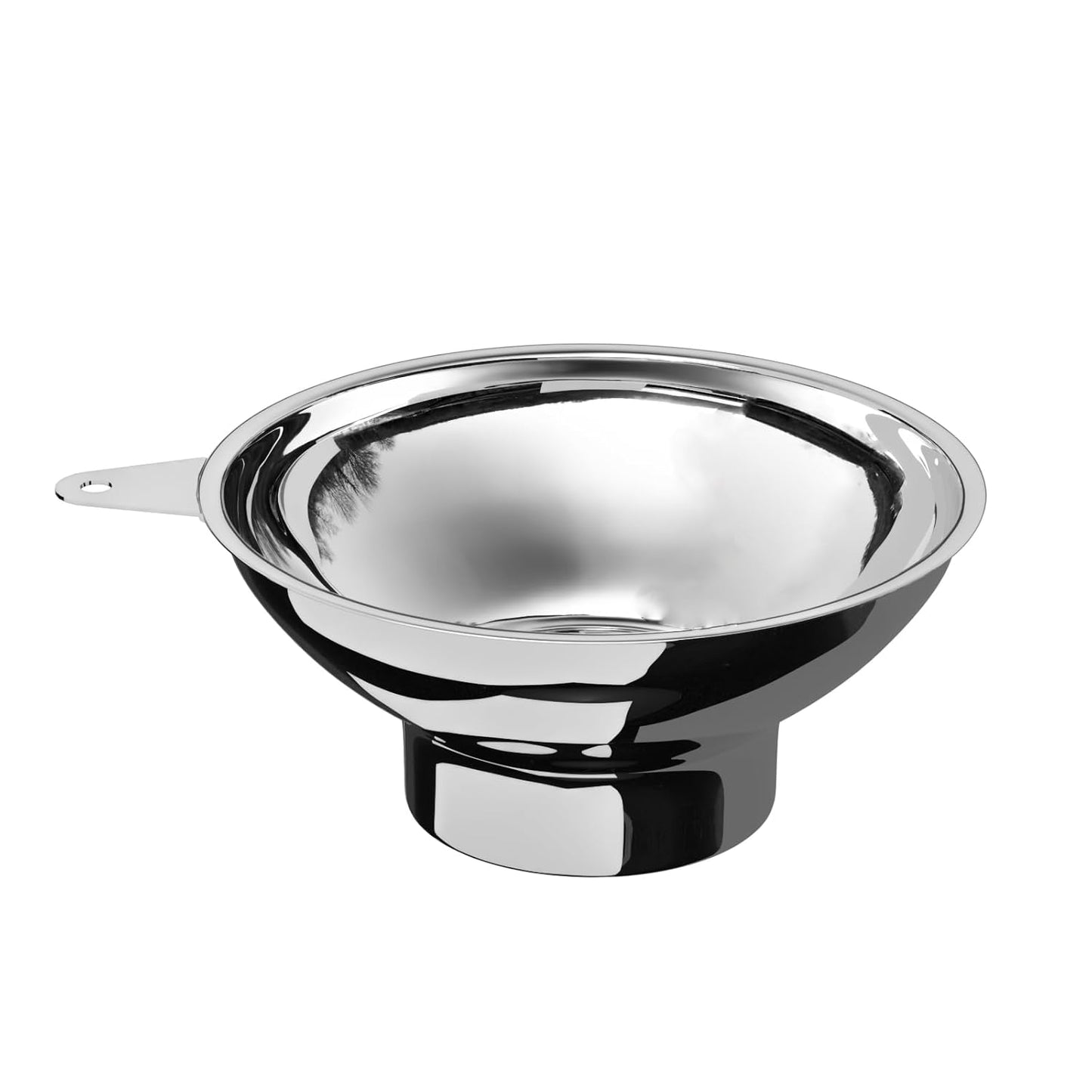 Stainless Steel Funnel, 2 Large and Small Mouth Filling Kitchen funnels, Liquids, fluids, Spices and Powders, Durable and Washable.