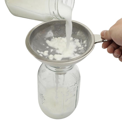 Stainless Steel Funnel, 2 Large and Small Mouth Filling Kitchen funnels, Liquids, fluids, Spices and Powders, Durable and Washable.