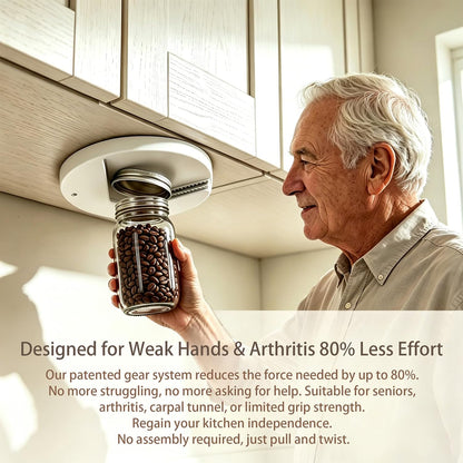 Under Cabinet Jar Opener for Seniors & Arthritis
