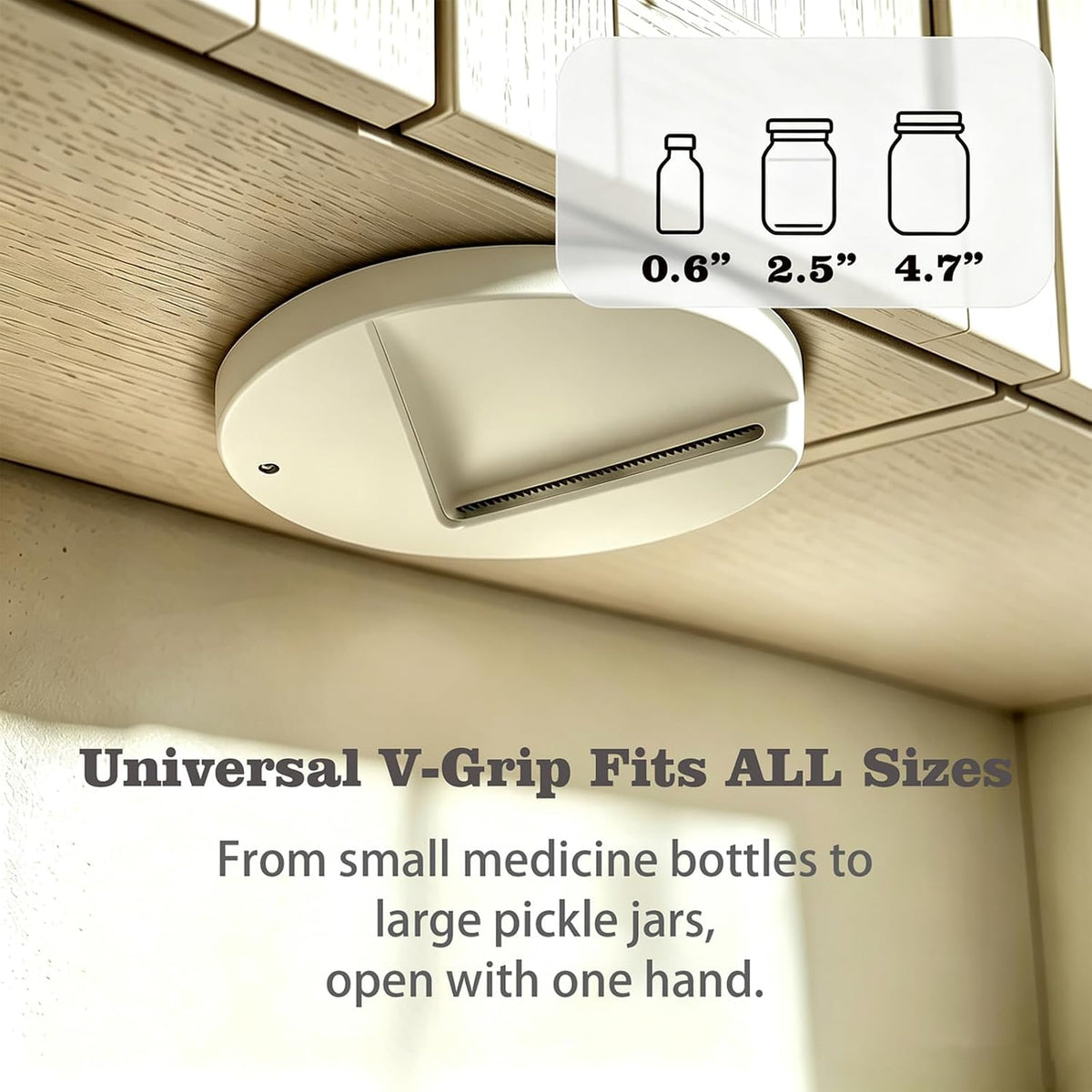 Under Cabinet Jar Opener for Seniors & Arthritis