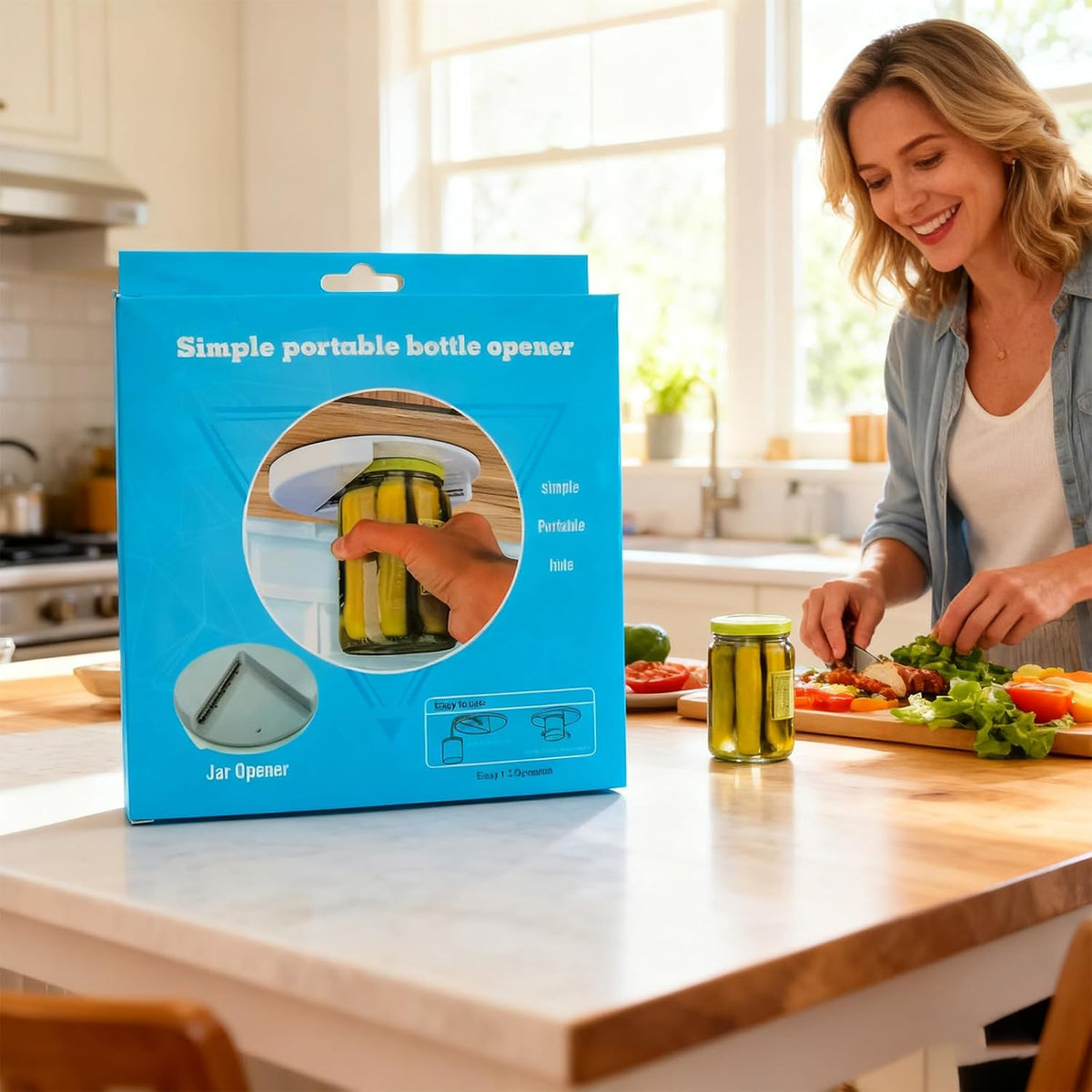 Under Cabinet Jar Opener for Seniors & Arthritis