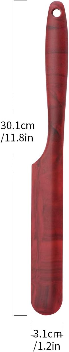 Silicone Jug Spatula, BPA-Free 600°F High Temperature resistance, One-piece Seamless Design, Non -Stick Kitchen Spatulas for Cooking, Baking and Mixing, with Patented Marble Pattern