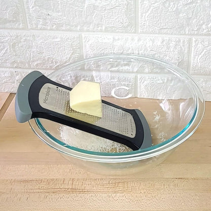 Fine Bowl Grater - Perfect Grating Cheese, Vegetables, Fruits and More