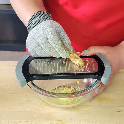 Fine Bowl Grater - Perfect Grating Cheese, Vegetables, Fruits and More