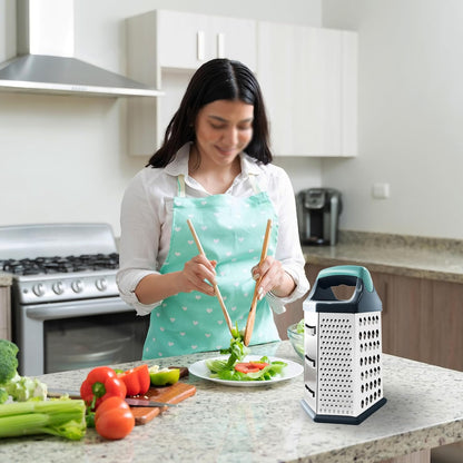 Box Grater for Kitchen 6 Sided