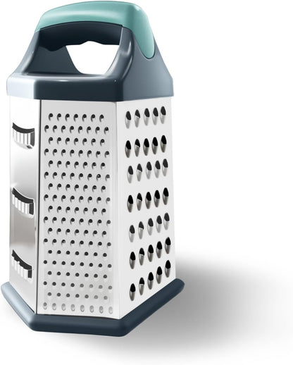 Box Grater for Kitchen 6 Sided