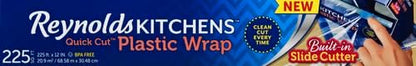 Reynolds Kitchens Quick Cut Plastic Wrap, 225 Square Feet