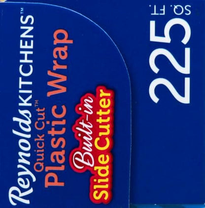 Reynolds Kitchens Quick Cut Plastic Wrap, 225 Square Feet