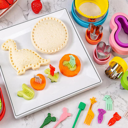 Round Circle Cookie Cutter 5 Pcs | Biscuit Cutters, Sandwich Cutter, Stainless Steel & PP Plastic, 5 Different Sizes, for Baking Donut English Muffin Scones