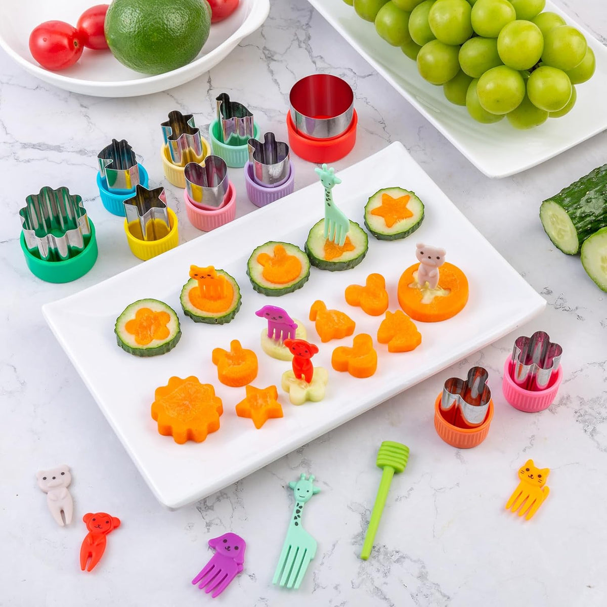 Round Circle Cookie Cutter 5 Pcs | Biscuit Cutters, Sandwich Cutter, Stainless Steel & PP Plastic, 5 Different Sizes, for Baking Donut English Muffin Scones