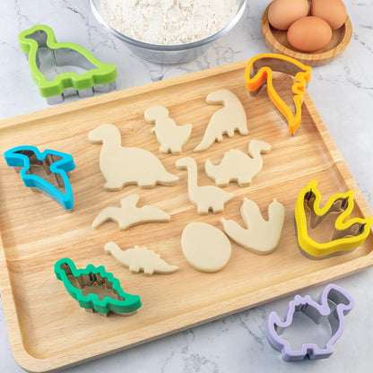 Round Circle Cookie Cutter 5 Pcs | Biscuit Cutters, Sandwich Cutter, Stainless Steel & PP Plastic, 5 Different Sizes, for Baking Donut English Muffin Scones