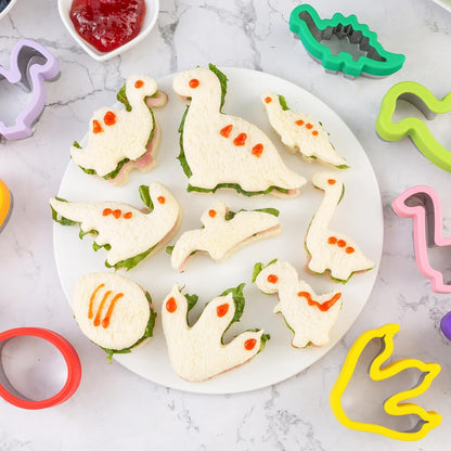 Round Circle Cookie Cutter 5 Pcs | Biscuit Cutters, Sandwich Cutter, Stainless Steel & PP Plastic, 5 Different Sizes, for Baking Donut English Muffin Scones