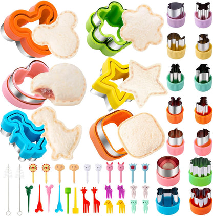 Round Circle Cookie Cutter 5 Pcs | Biscuit Cutters, Sandwich Cutter, Stainless Steel & PP Plastic, 5 Different Sizes, for Baking Donut English Muffin Scones