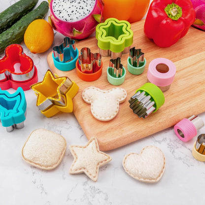 Round Circle Cookie Cutter 5 Pcs | Biscuit Cutters, Sandwich Cutter, Stainless Steel & PP Plastic, 5 Different Sizes, for Baking Donut English Muffin Scones