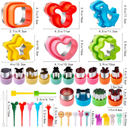 Round Circle Cookie Cutter 5 Pcs | Biscuit Cutters, Sandwich Cutter, Stainless Steel & PP Plastic, 5 Different Sizes, for Baking Donut English Muffin Scones