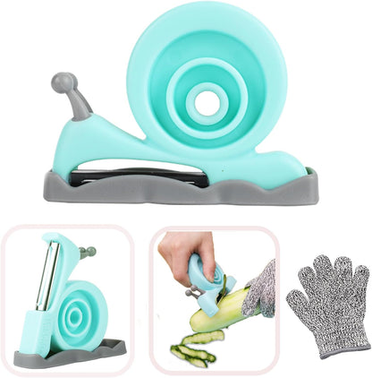 Vegetable Peeler, Kids Potato Fruit Peeler for Kitchen (Blue)