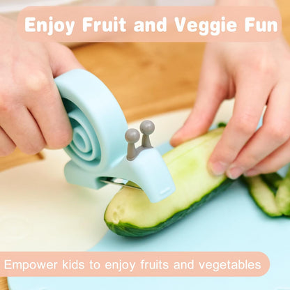 Vegetable Peeler, Kids Potato Fruit Peeler for Kitchen (Blue)