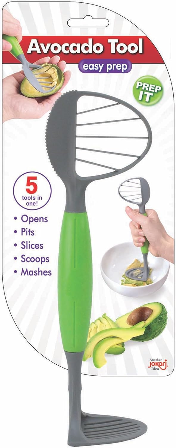Avocado Tool - 5-in-1 Opener Knife, Pitter, Slicer, Scoop and Masher