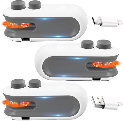 2in1 Mini Bag Sealer With Cutter,Handheld Chip Bag Sealer | Mini Bag Sealer With Cutter And Magnet,Heat Seal , Portable Handheld plastic bag sealer