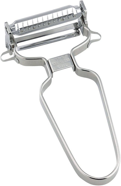Shimomura Planning 38230 Shredded Peeler, 2-Way (Made in Japan), Dishwasher Safe, Double-Sided Use, Julienne 0.13 inch (3.4 mm), Cut Throws, 0.06 inch (1.6 mm), Uniform Cut, Sharp Sharp, Time-Short