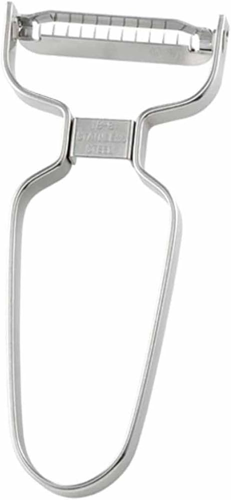 Shimomura Planning 38230 Shredded Peeler, 2-Way (Made in Japan), Dishwasher Safe, Double-Sided Use, Julienne 0.13 inch (3.4 mm), Cut Throws, 0.06 inch (1.6 mm), Uniform Cut, Sharp Sharp, Time-Short