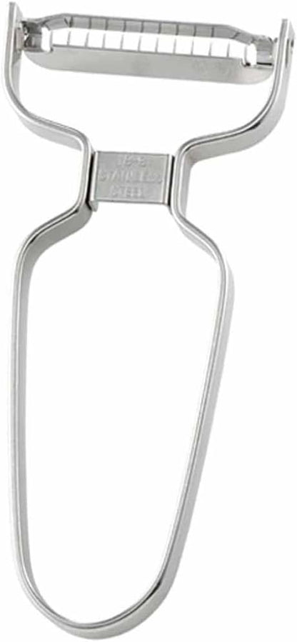 Shimomura Planning 38230 Shredded Peeler, 2-Way (Made in Japan), Dishwasher Safe, Double-Sided Use, Julienne 0.13 inch (3.4 mm), Cut Throws, 0.06 inch (1.6 mm), Uniform Cut, Sharp Sharp, Time-Short