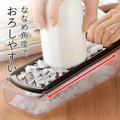 Shimomura Planning 38230 Shredded Peeler, 2-Way (Made in Japan), Dishwasher Safe, Double-Sided Use, Julienne 0.13 inch (3.4 mm), Cut Throws, 0.06 inch (1.6 mm), Uniform Cut, Sharp Sharp, Time-Short