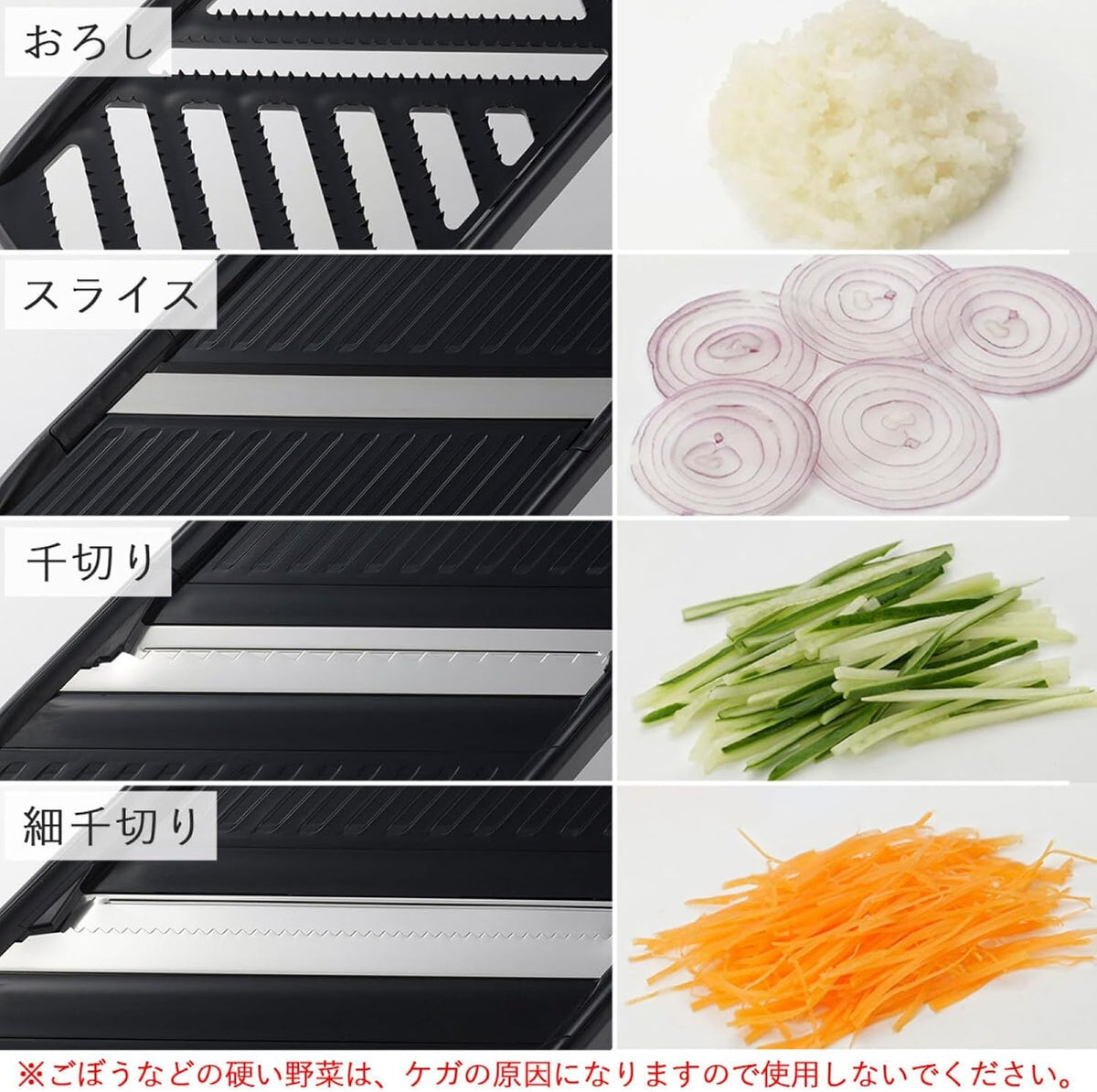 Shimomura Planning 38230 Shredded Peeler, 2-Way (Made in Japan), Dishwasher Safe, Double-Sided Use, Julienne 0.13 inch (3.4 mm), Cut Throws, 0.06 inch (1.6 mm), Uniform Cut, Sharp Sharp, Time-Short