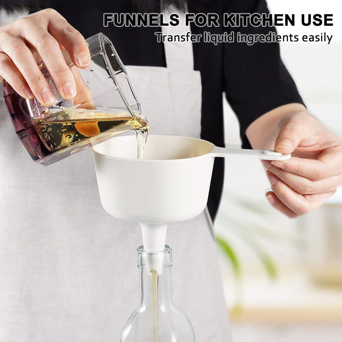 Stackable Measuring Cups and Spoons Set with Lids