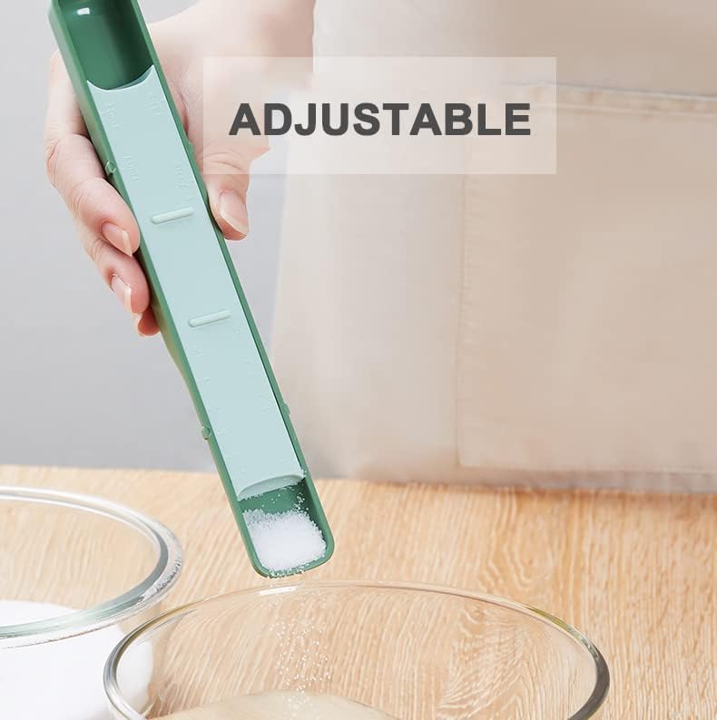 Stackable Measuring Cups and Spoons Set with Lids