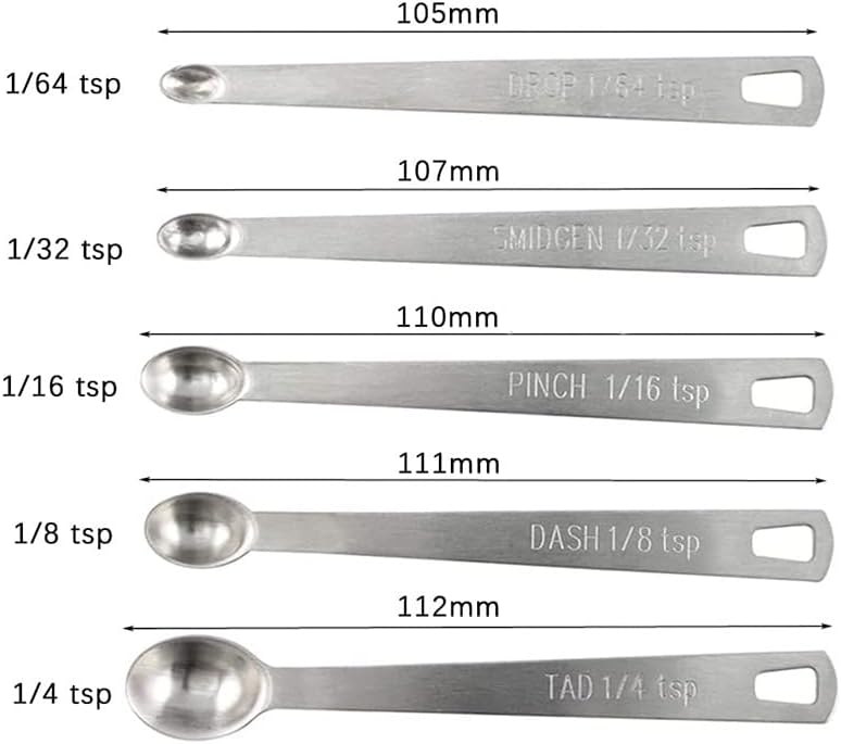 Stackable Measuring Cups and Spoons Set with Lids